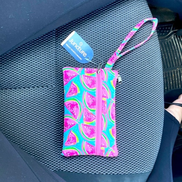 Ripple Junction Handbags - Watermelon leather purse/bag/wallet